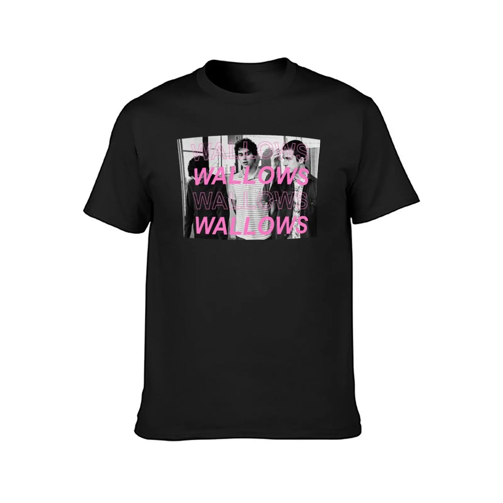 Trend Wallows Pink Black Gifts For Music Fan T-Shirt blacks new edition Blouse mens vintage t shirts