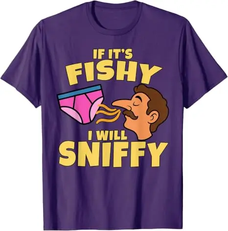 Wenn es von Fisch gerucht hat, werde ich schnüffeln – Lustiges, peinliches T-Shirt, Y2K, schmutziger Witz, Gag-Geschenk, Unhinged-Shirt, Humor, Junggesellinnenabschied, Party-T-Shirt, Oberteile – Detail 12