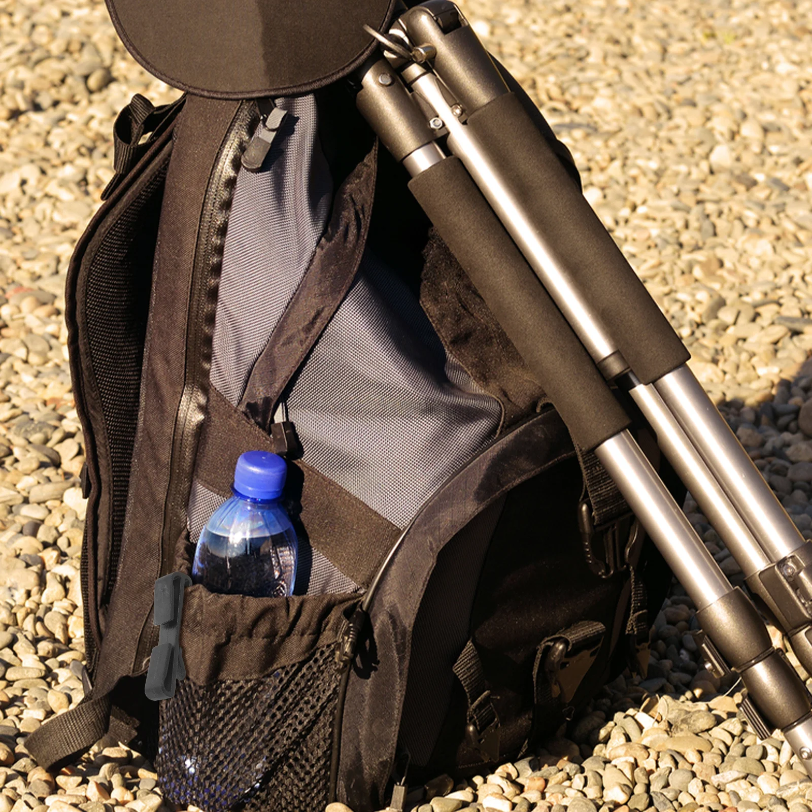 10 قطعة مشبك حزام مشبك تصميم سلس حزام حارس للأسلاك الحبال تحديد أداة نهاية كليب للملحقات في الهواء الطلق #1