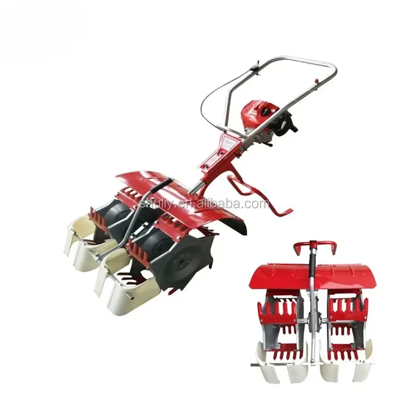 Two Row 2Row Water Grass Rice Paddy Weeder