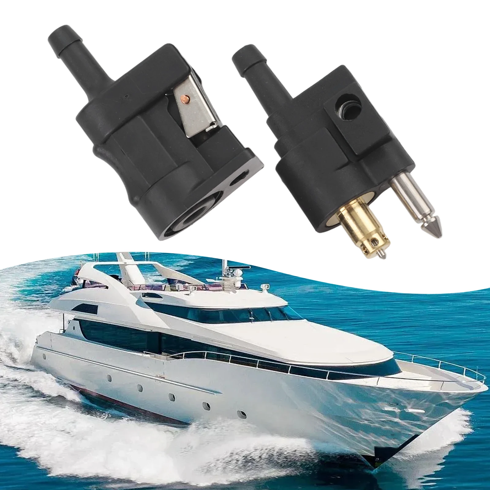 High Quality Fuel Line Connector Set for Outboard Motor Engine Reliable Performance Fit (80 characters) High Quality