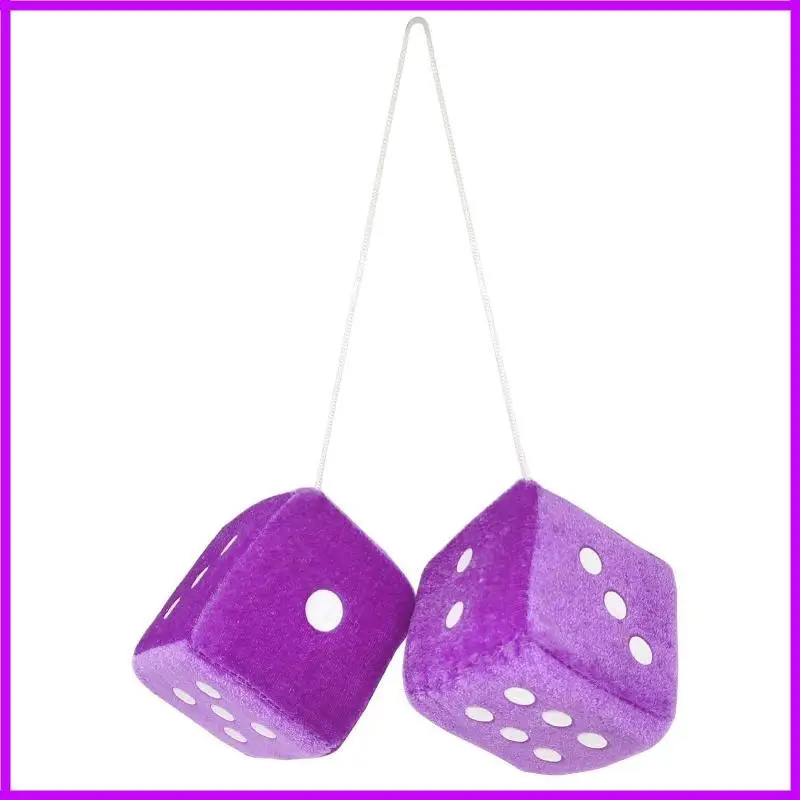 R9CC Car Pendant Dices New Year Auto Decoration for Adults On Car Rear View