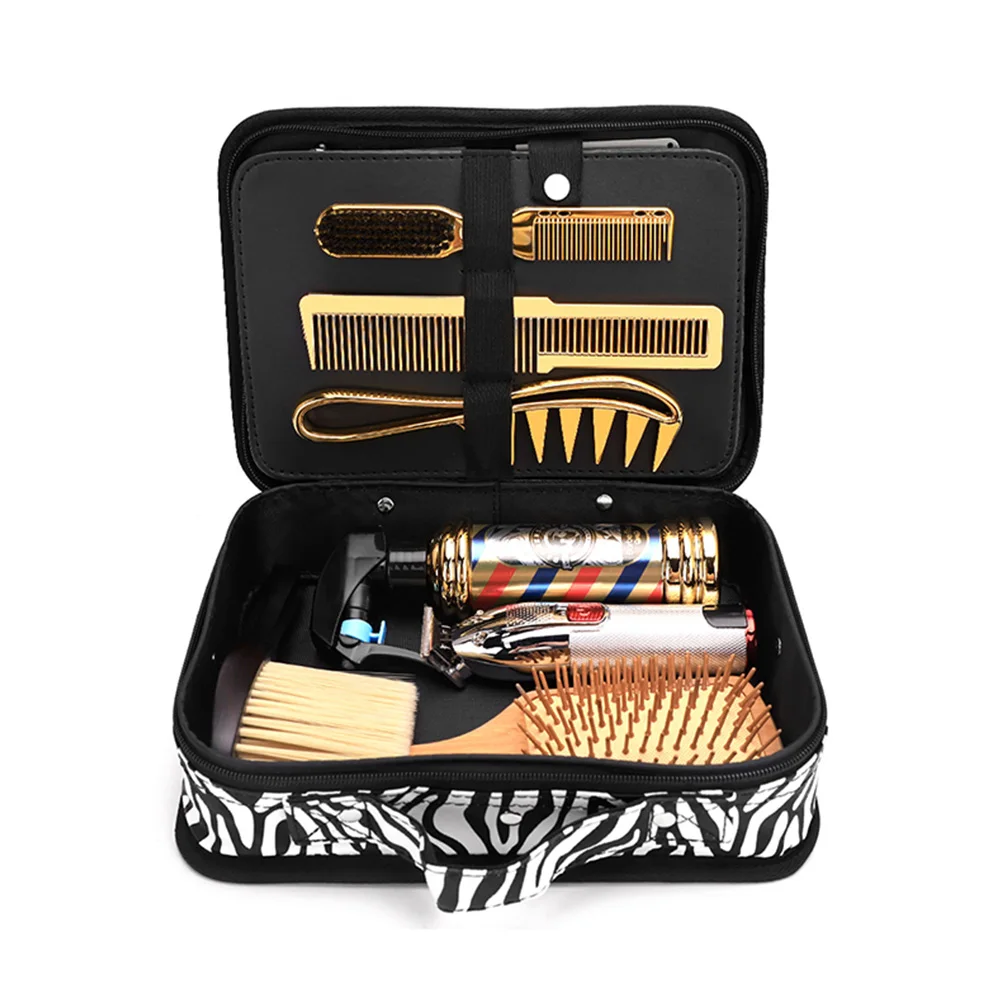 

Electric Push Bag Storage Box Clipper Case Scissor Bag Large Capacity Cloth Material Hair Stylist Professional Use Salon Tool