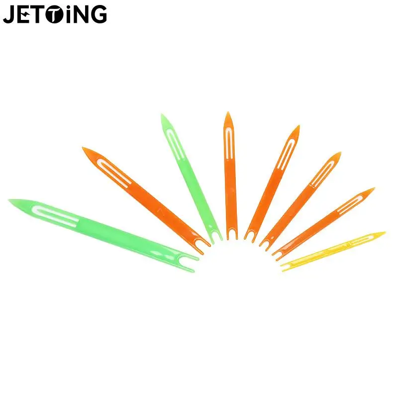 8pcs/lot Fishing Net Needle Repair Net Line Tool Shuttles Mending Weaving Repair Netting Needle Fishing Nets Accessories