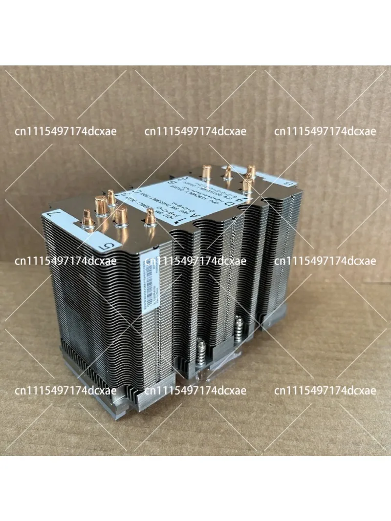 GPU Heatsink for V100 P100, 10 Copper Heat Pipes, 11cm Height, Efficient Cooling Replacement