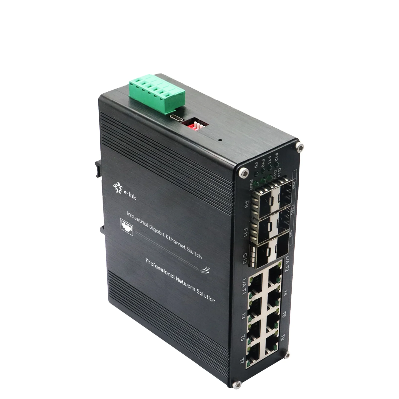 Industrial L2+ 8-Port 10/100/1000T + 4-Port 1G SFP + 2-Port 10G SFP+ Managed Ethernet Switch