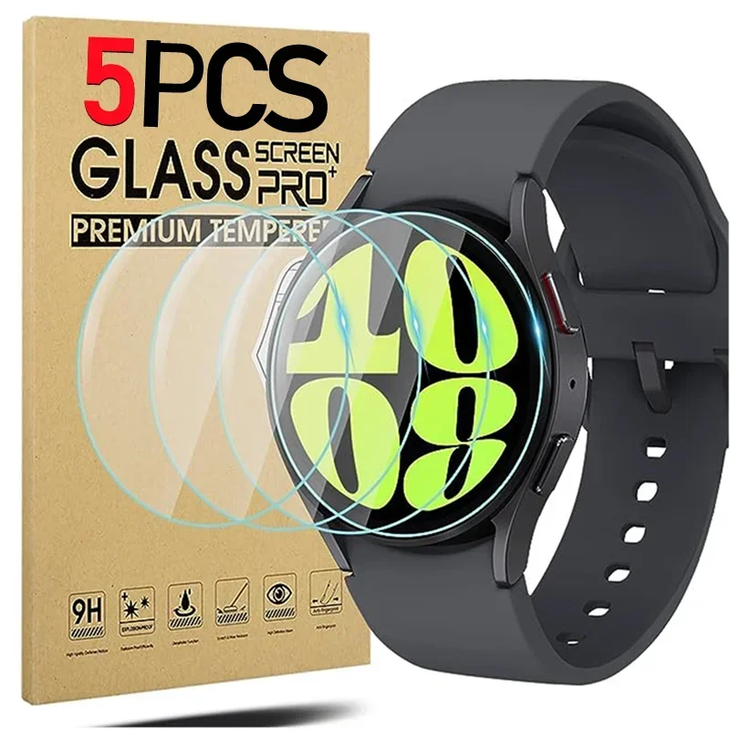 Screen Protector For Galaxy Watch 6 Active 2 3 4 6 Classic 5 Pro Tempered Glass Protective Film for Samsung Gear S2 S3 Frontier