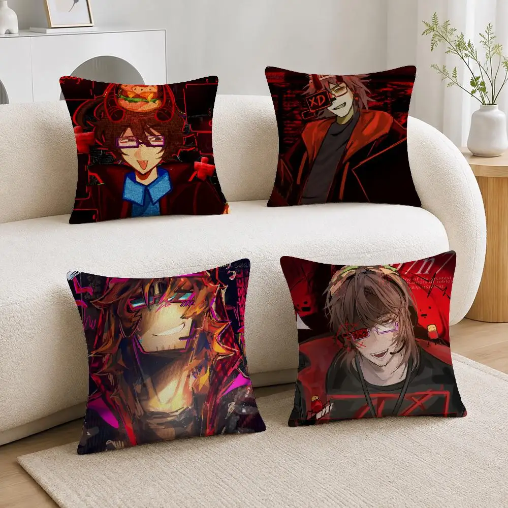Artist 007n7 Cushion Cover Soft Plush Cushion Covers Fluffy Throw Pillow Cases for Sofa Bedroom Home Decor