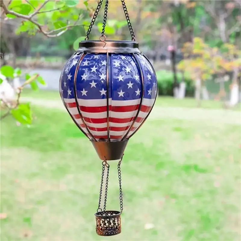 ABVG-3X Solar Hot Air Balloon - Solar Lanterns Outdoor Hanging Waterproof For Garden Yard Patio Farmhouse Decoration
