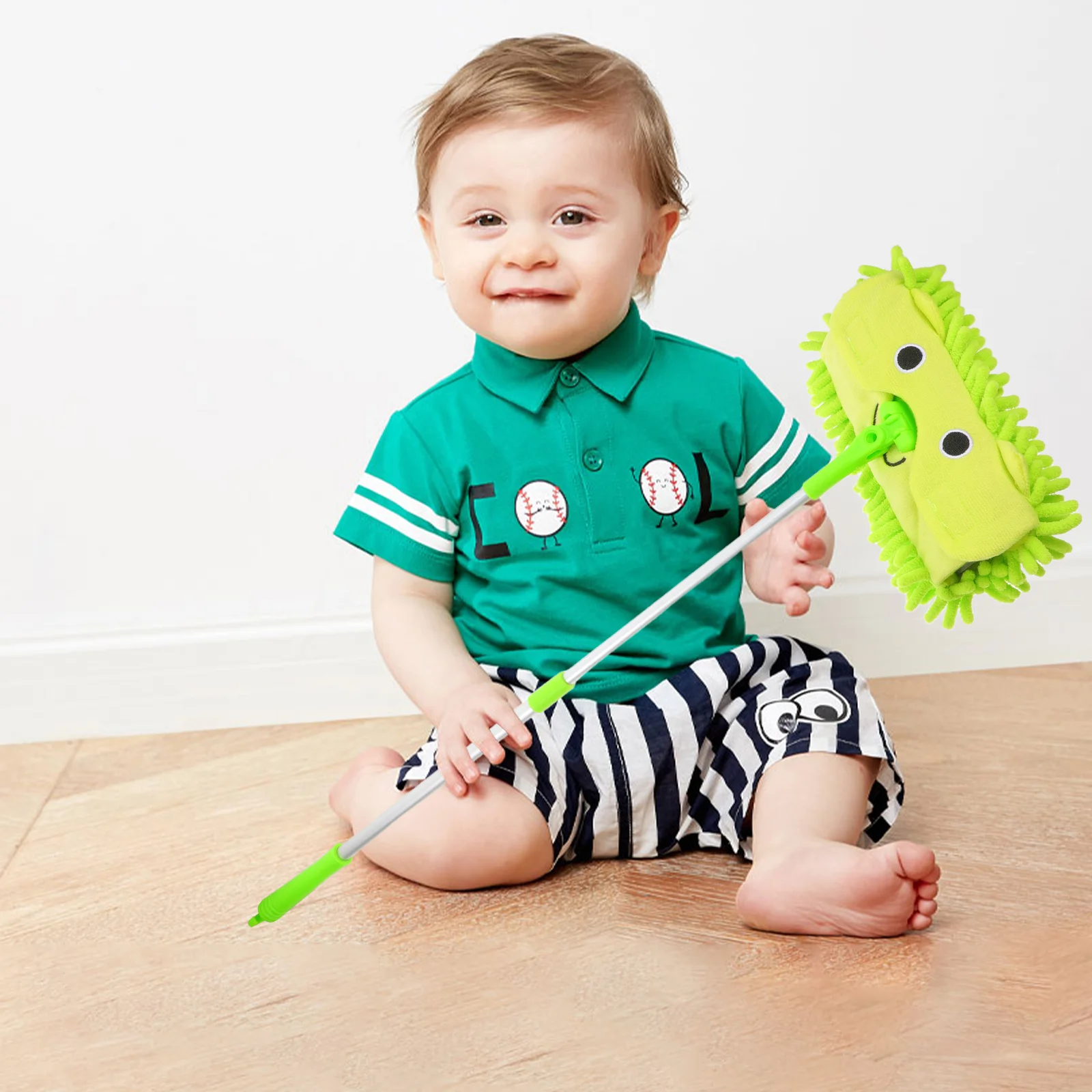 Kinder Mini Mopp Spielzeug Kinder Reinigung Spielzeug Pädagogisches Pretend Spielen Kunststoff Spielzeug Mopp Spielzeug Kunststoff Mopp Spielzeug