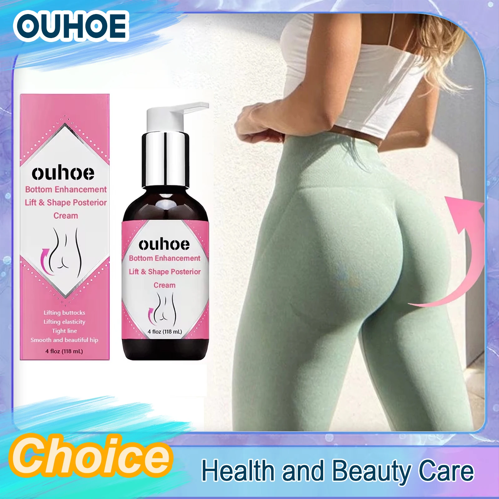 

Buttock Enlargement Cream Butt Lifting up Firming Bigger Ass Enhancement Hip Growth Tighten Shaping Massage Plump Sexy Body Care