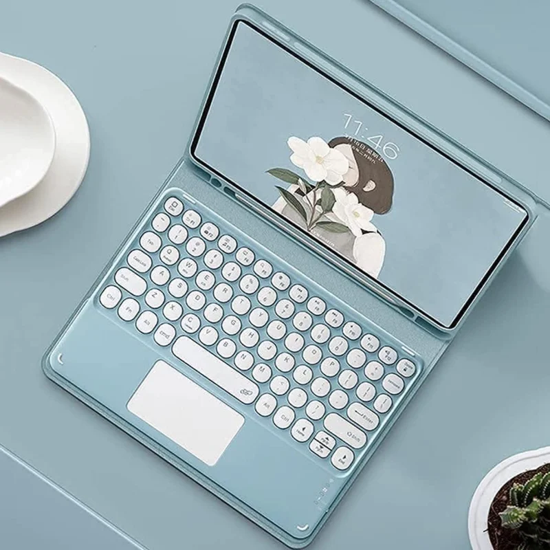 

For Xiaomi Pad 7 11.2inch Tablet Case with Keyboard Wireless Trackpad Cover for Xiaomi Pad 7 Pro 11.2 2024 Teclado Cover Funda