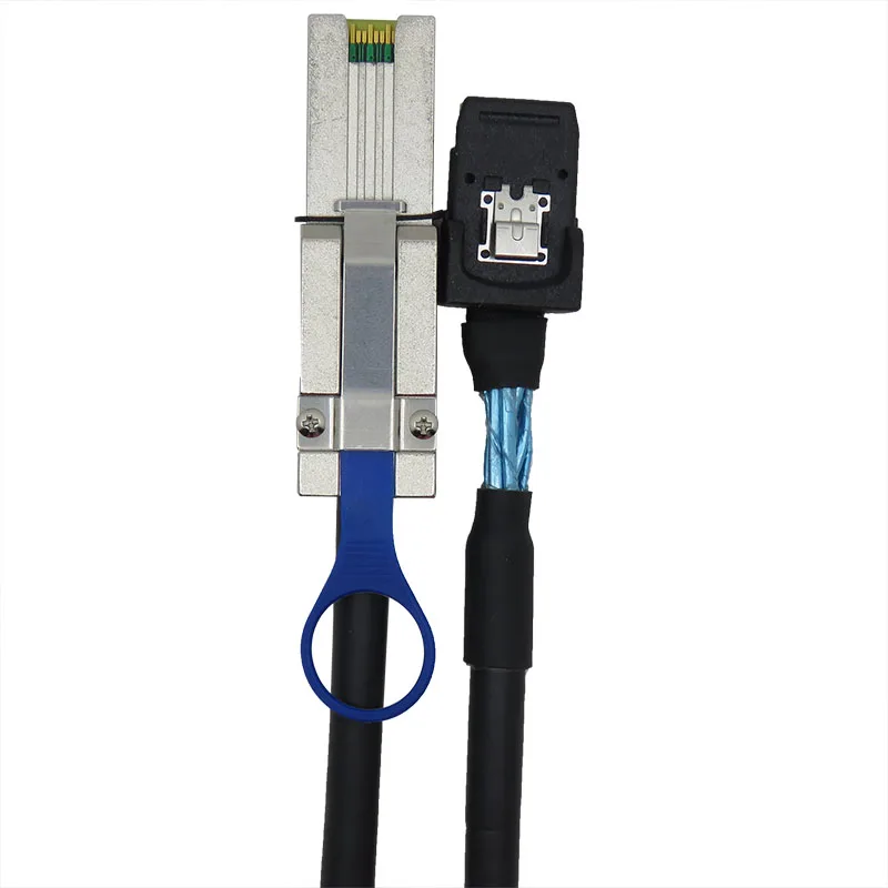 Mini SAS 26P SFF-8088 To SFF-8087 36P Direct Attach Copper Cable Support 12Gbps 1m 2m Two Colors