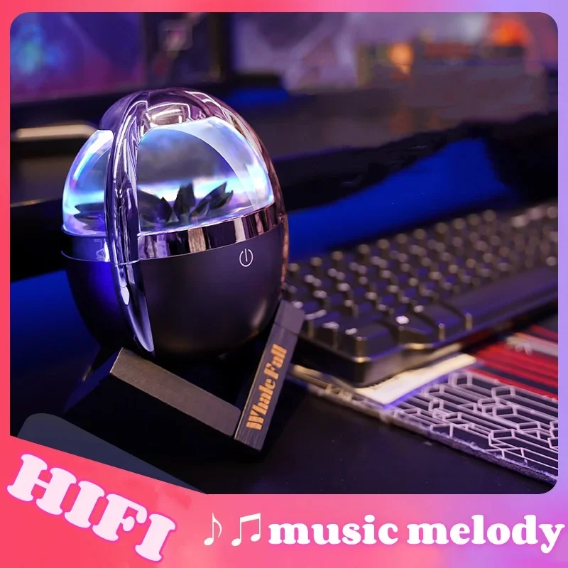 

Magnetic liquid Bluetooth speaker intelligent music rhythm light heavy bass high sound quality small audio desktop decoration