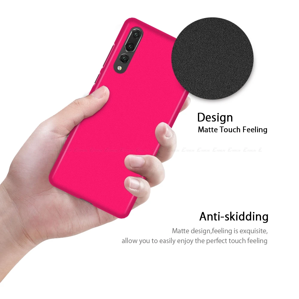 UltraThin Matte Hard PC Plastic Phone Case For HuaWei P60 P50 P40 P30 P20 Pro Plus Lite 5G E XL Frosted Back Cover