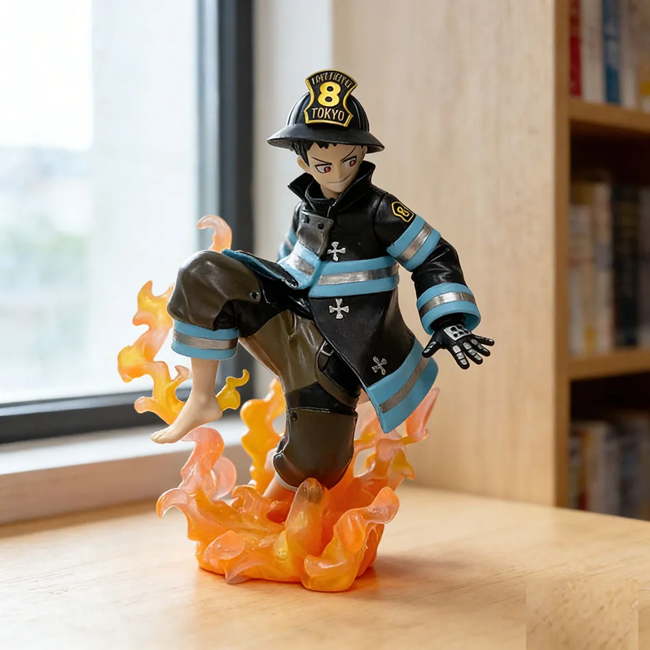 

Фигурка Шинра Кусакабе из аниме Fire Force, ПВХ, с эффектом крови, настольная кукла, модель для гольфа, коллекционная игрушка, подарок, украшение