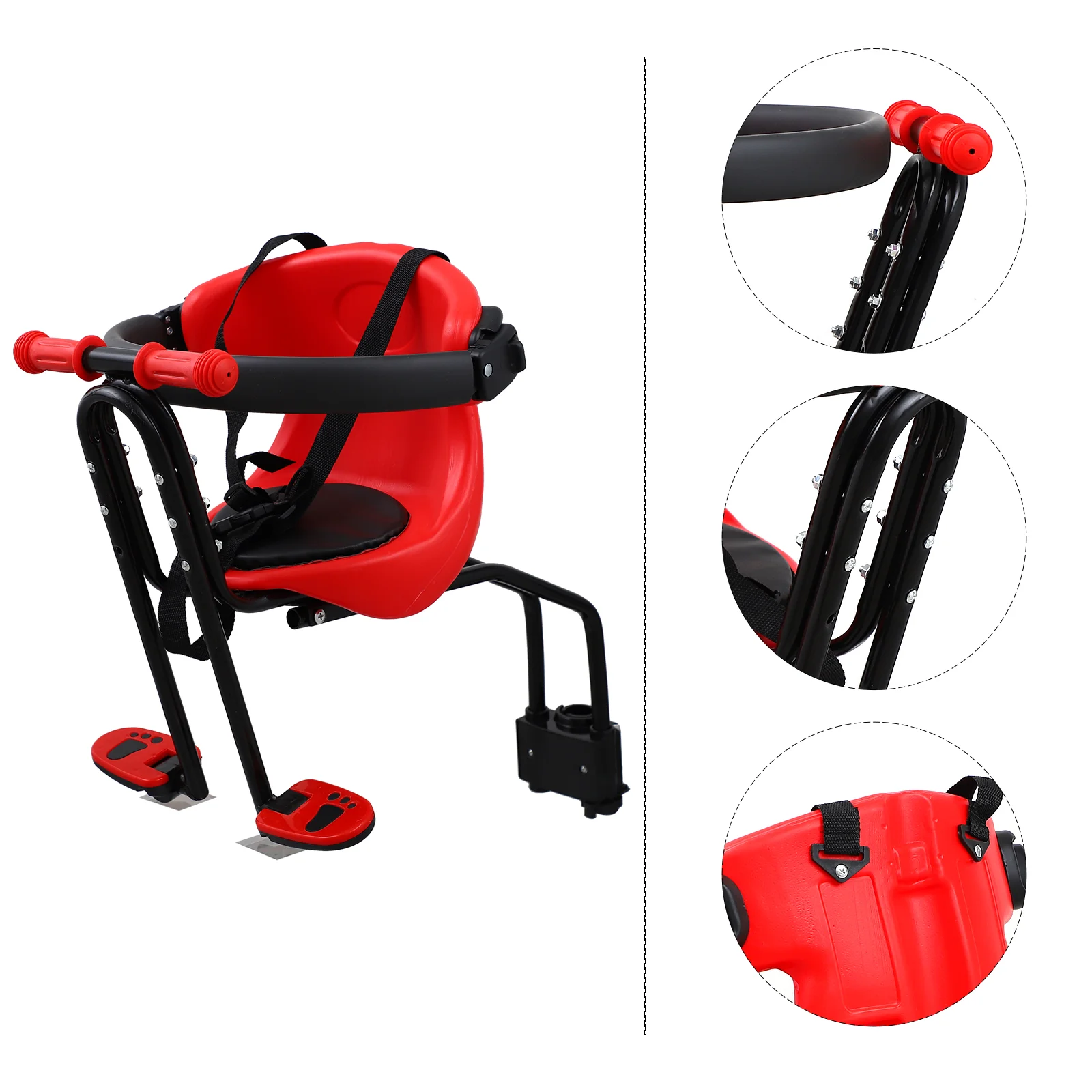 

Mountain Bike Child Seat Baby Safety Front Mounted Car Carseat Carrier Chair Infant with Belt