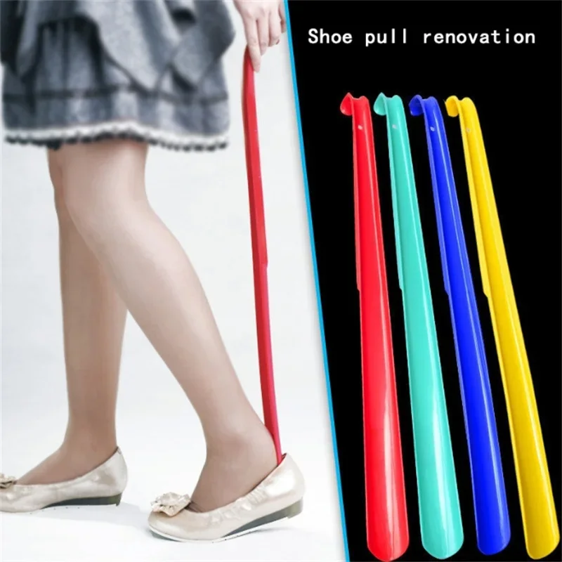 Extra Long Flexible Plastic Shoe Horns Durable Shoe Spoons No Bending Required Ideal for Pregnant Women And Easy Shoe Wear Assis