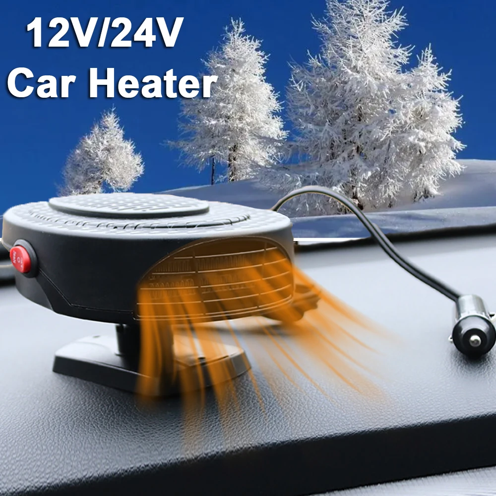 12V 24V Electric Car Heater Cooler Cold Heat Dual Use Windshield Dofogger Defroster Auto Heating Fan Winter Summer Fan