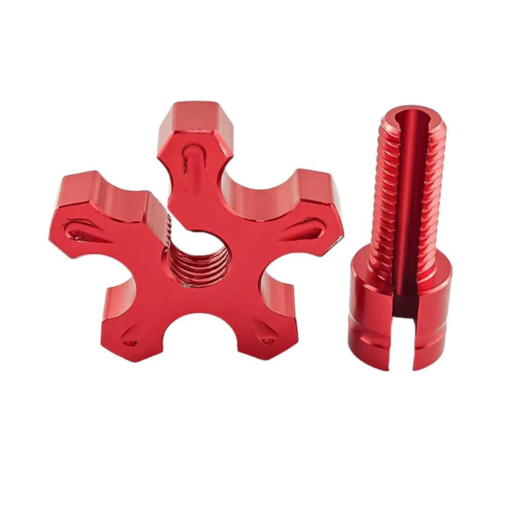 Motorcycle Clutch Brake Lever Cable Wire Adjuster Screw Made from Aluminum Alloy for Enhanced Durability and Compatibility
