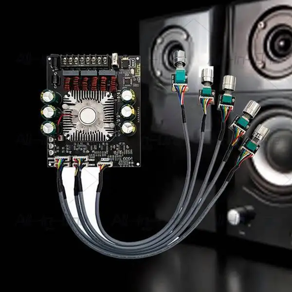 HT22 Lead Bluetooth Amplifier Module 2.1 Channel TDA7498E Tone Subwoofer 160WX2 + 220W