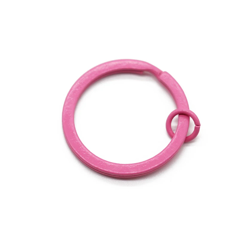 10PCS 30mm Multicolor Keyring Split Rings Key Ring For DIY Jewelry Making Sleutelhanger Key Rings Wholesale
