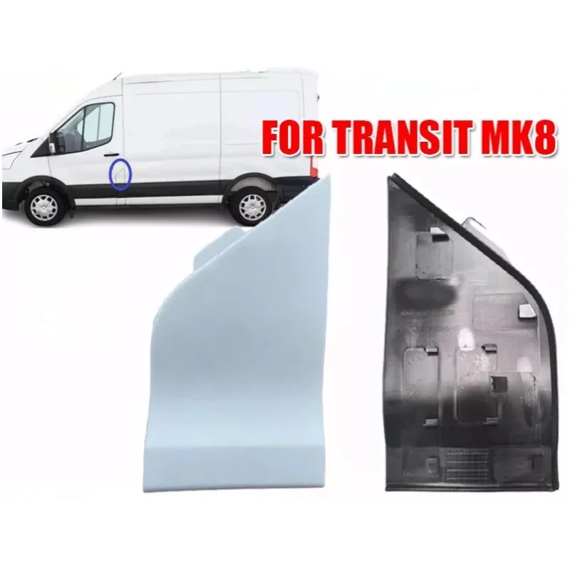 PAINTED FROZEN WHITE FUEL TANK HOUSING FLAP DOOR COVER FOR Ford TRANSIT MK8 2014-ON