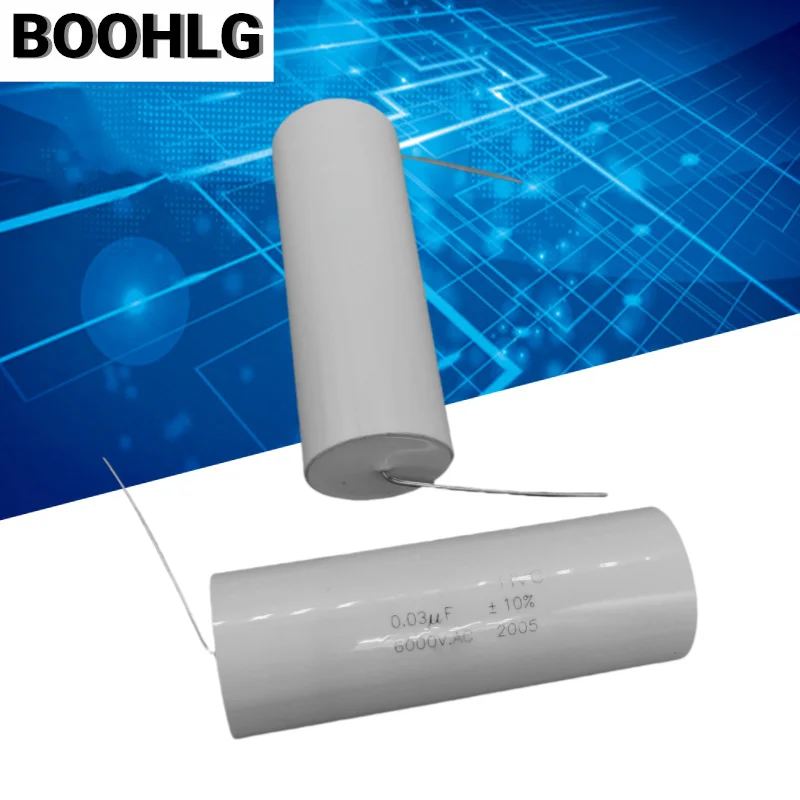 

1PCS high voltage inductive inverter capacitor 0.03UF 0.03MFD 6000VAC 15000VDC 28X80MM 31X80MM