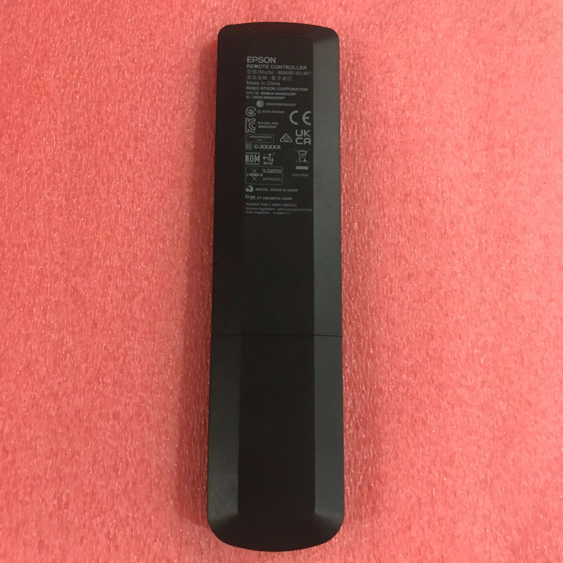 Remote control B064E-02-W7 for Epson Bluetooth voice projector
