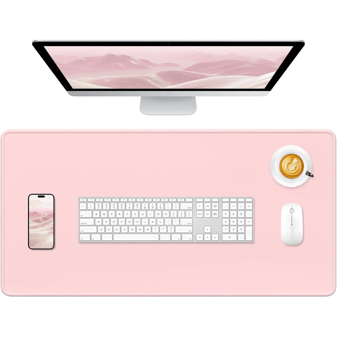 

water proof Simple office Mouse pad 3mm large Mousepad Extended PC Computer Keyboard XXL Solid color Desk mat accessories rug