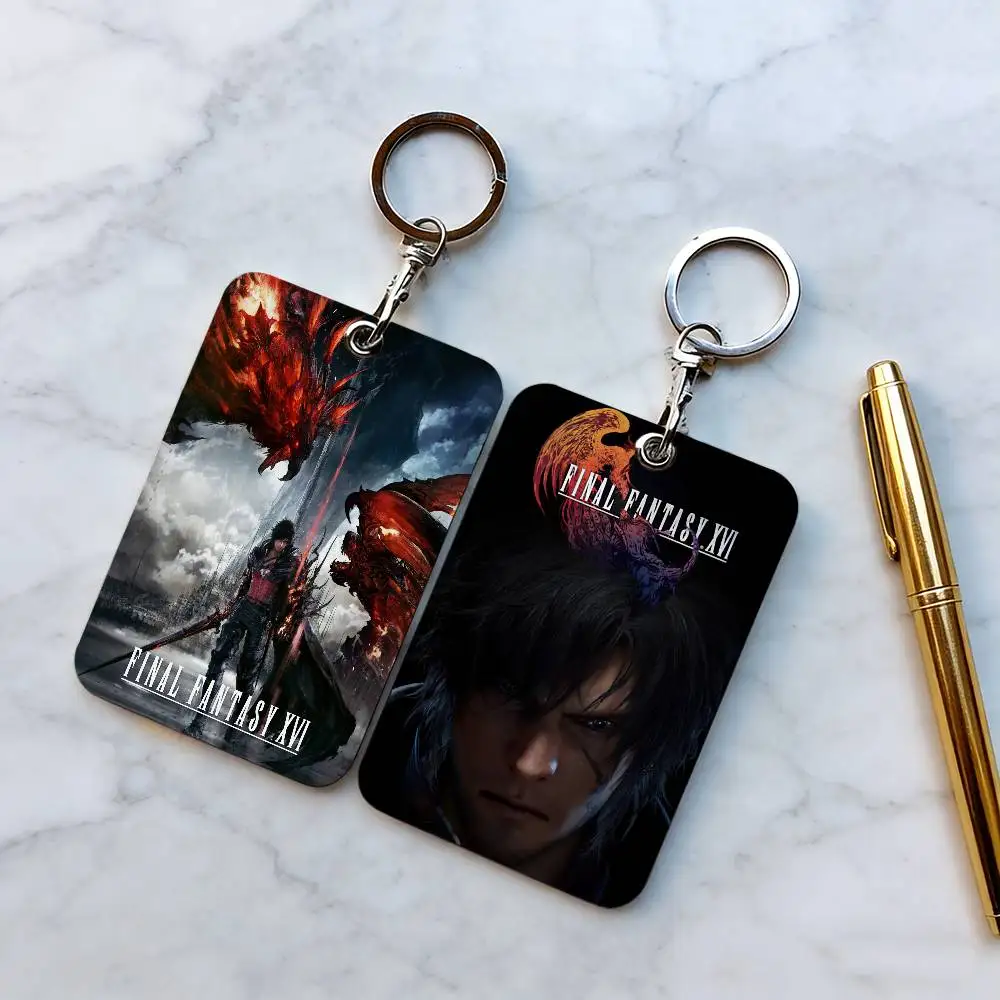 Final Fantasy XVI Game Card Holder For Daily Travel, Bus Card, Access Cards Protector, Suitable For Daily Use.