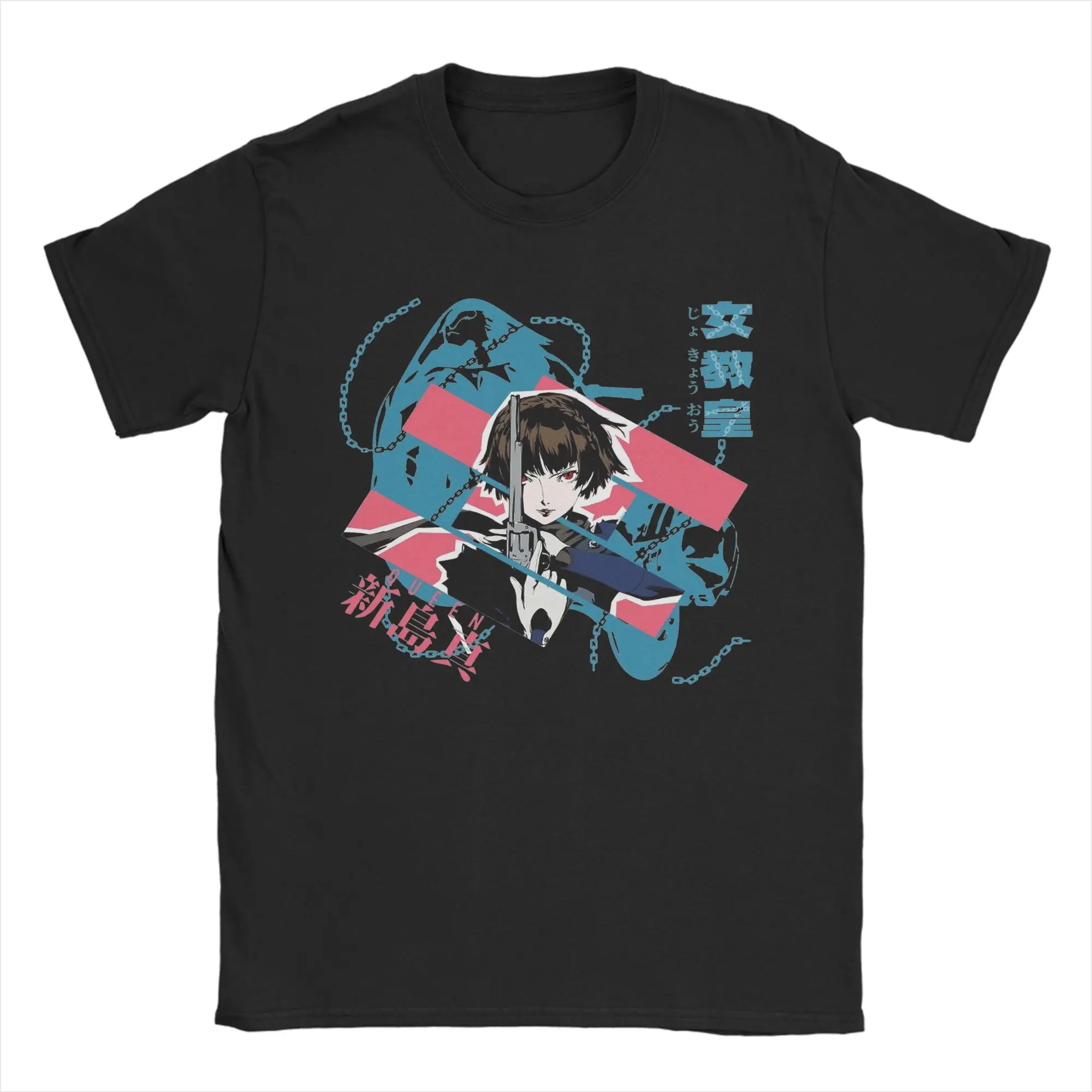 Queen Personas 5 T Shirt Unisex Cotton Tops Aesthetic Video Games Round Neck Short Sleeve