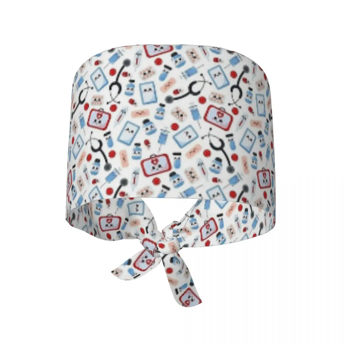 Enfermeira cuidados boné cirúrgico enfermera en apuros padrão pet grooming enfermagem chapéus de trabalho boné vintage estilo unissex     Esfoliantes Chapéus