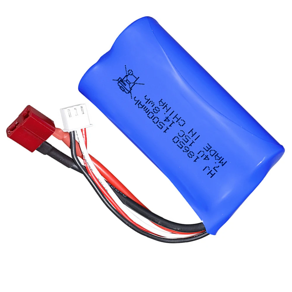 7.4V 1500mAh 18650 Li-ion battery with charger for SCY-16201PRO SCY-16101PRO SCY-16102PRO SCY-16103PRO 1/16 R/C cars truck parts