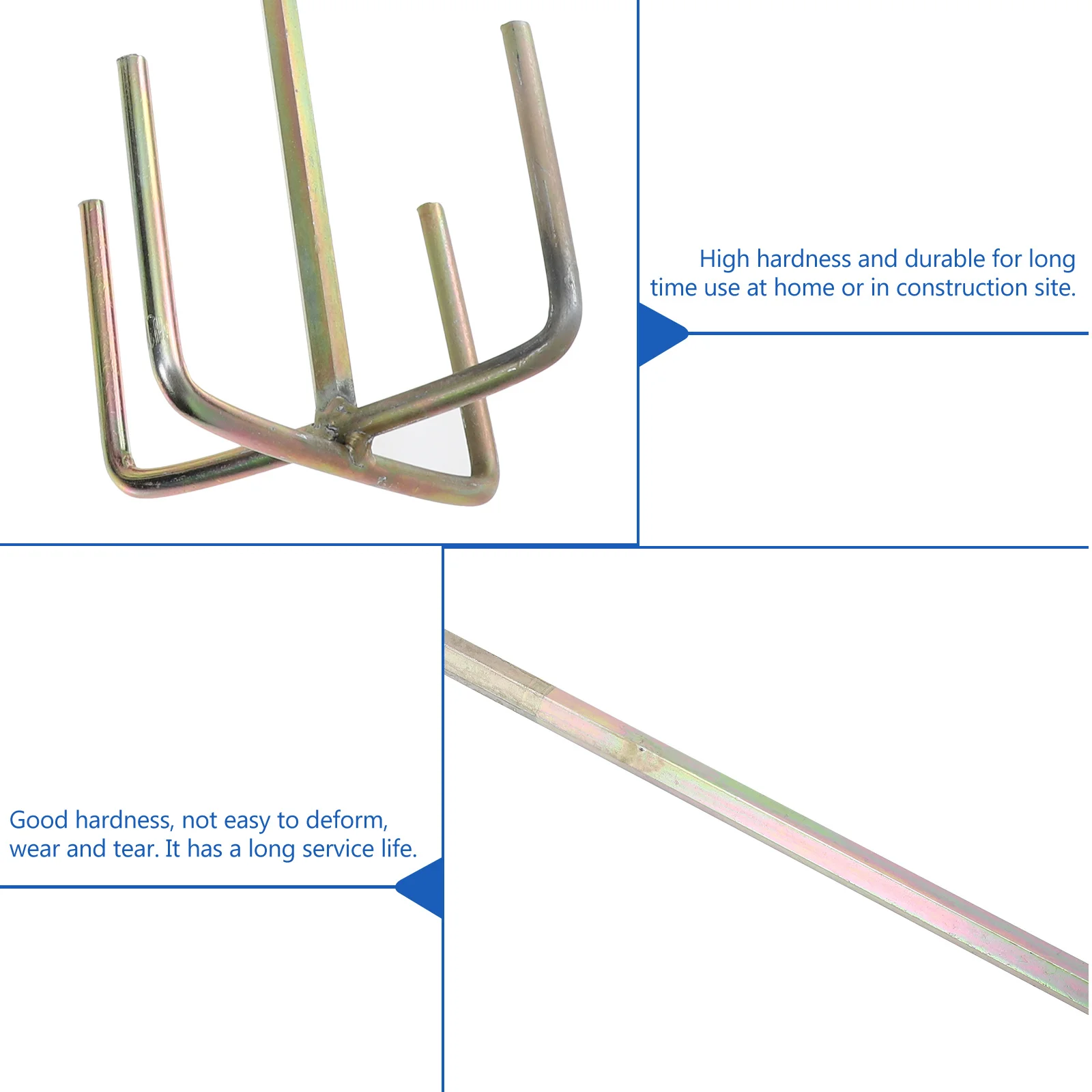

2 шт. шестиугольный стержень для перемешивания, электрическая дрель из высокоуглеродистой стали, смеситель для цементной краски, раствор, грязевая мешалка, палочки для износа
