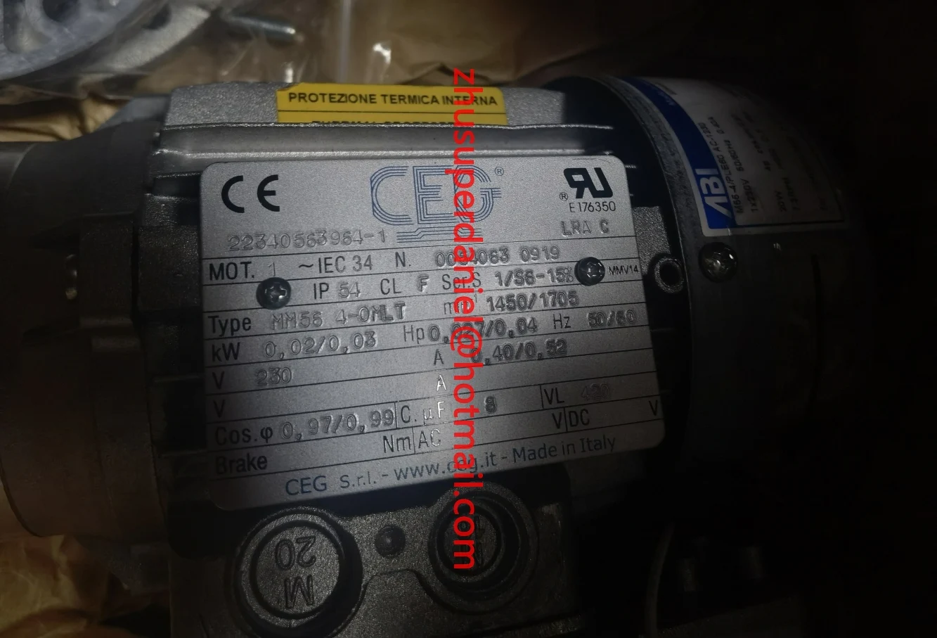 1627302216 genuine 22340563964-1 /0.02KW/50-60HZ brand CEG brand electonical gear motor made in Italy in stock