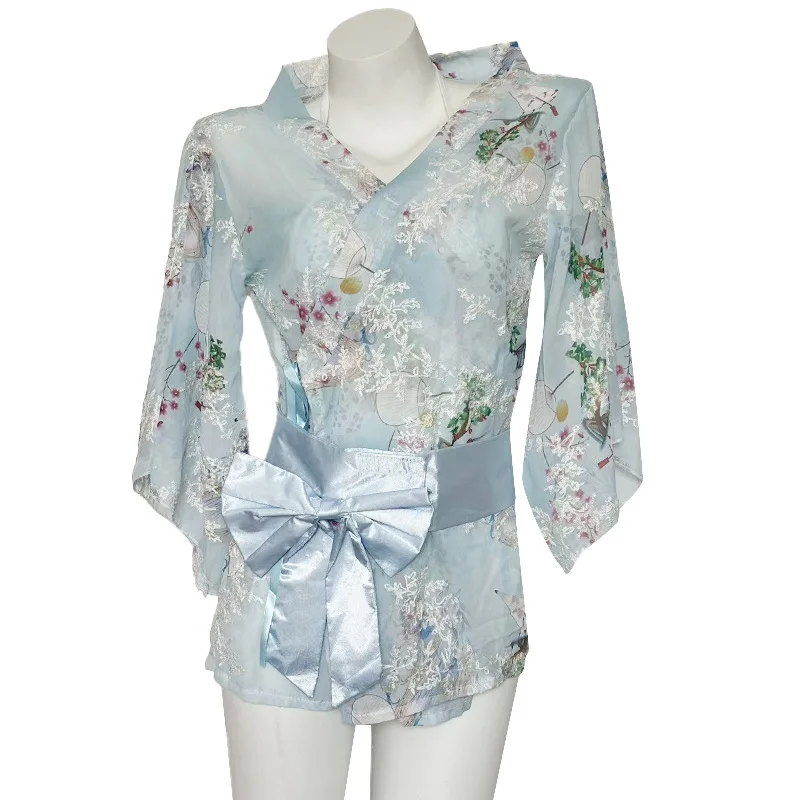 

Sexy Plus Size Japanese Kimono Flirtatious Exotic Style Suit Sexy and Passionate Seduction Bed Teasing Uniform Erotic Lingerie