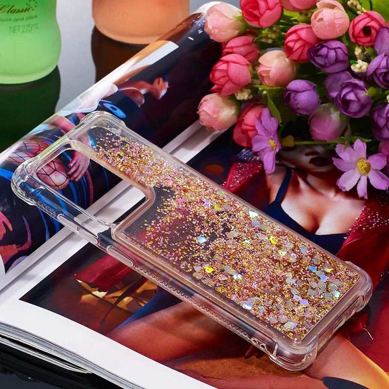 Glitter Starlight Silicone Case Case For Samsung S25 Ultra S24 FE S23 S22 S21 Plus A15 A16 A26 A36 A56 A55 A54 A35 A34 Cover