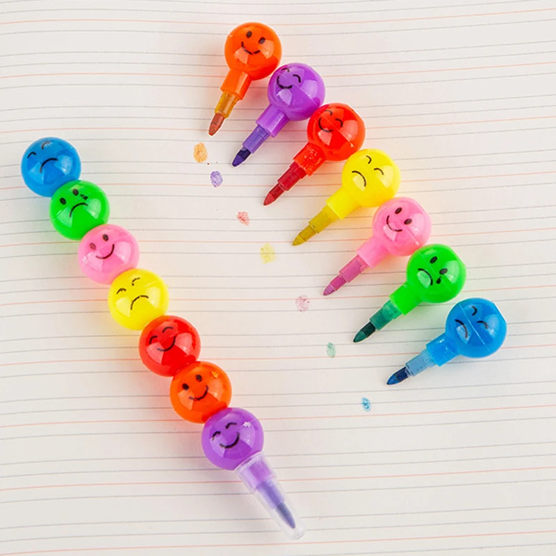 

15 Pcs Colored Crayons Multicolor School Office Kids Graffiti Painting Tools Drawing Students Art Sketching Building Blocks Pen