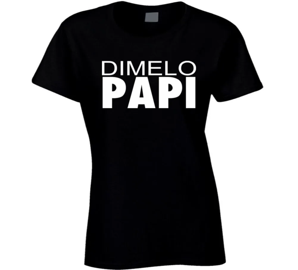 Dimelo Papi Nicky Jam Reggaeton Regueton Ladies T Shirt