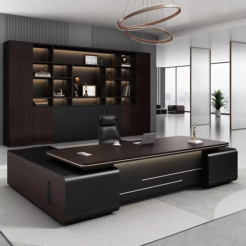 

Luxury Designer Executive Desk Modern Drawers Adjustable Corner Executive Desk Computer Mesa Escriotorio Office Table Desk