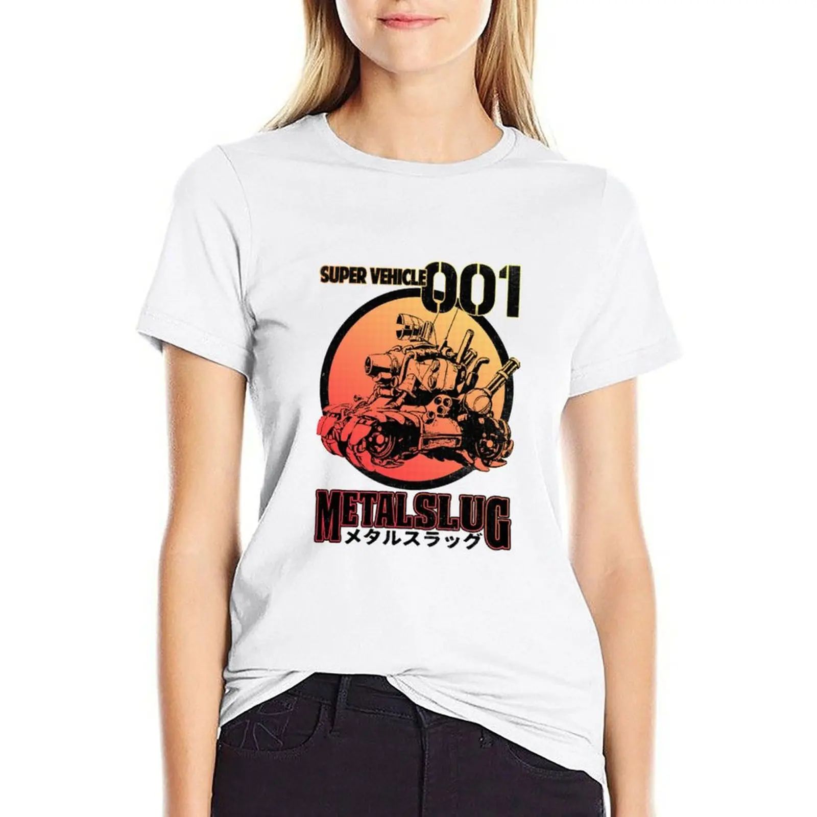 

Metal Slug T-ShirtSuper Vehicle 001 Metal Slug T-shirt shirts graphic tees lady clothes plain t shirts for Women