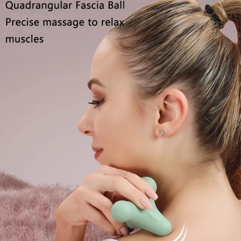 Four Corner Fascia Ball Plantar Ball Massage Shoulder Neck Waist Hand Muscles Lactate Exercise Relaxation Meridian Fitness Ball view 4