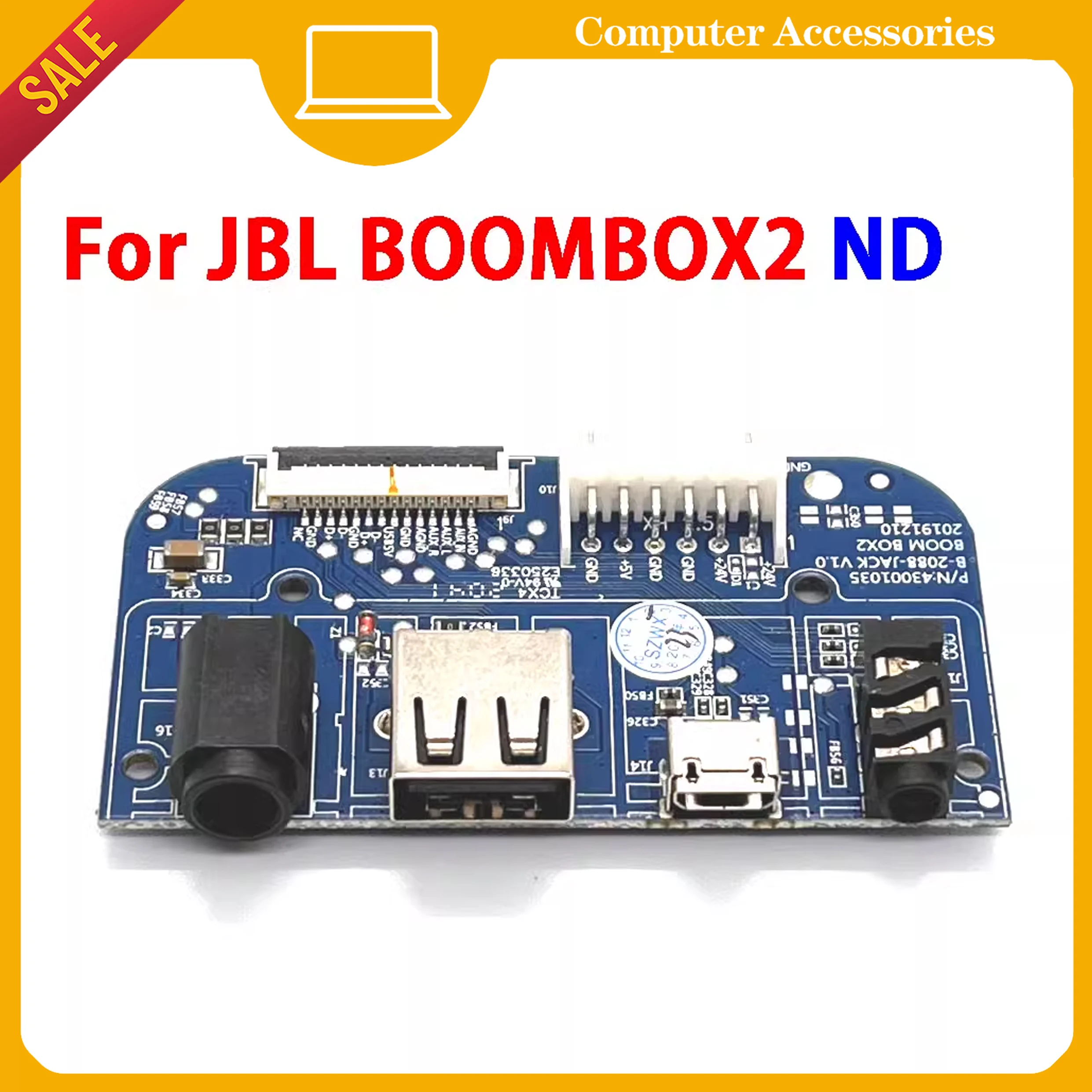 

Charging board Port Power board USB Board Audio board JBL BOOMBOX2 ND Micro Bluetooth speaker keyboard