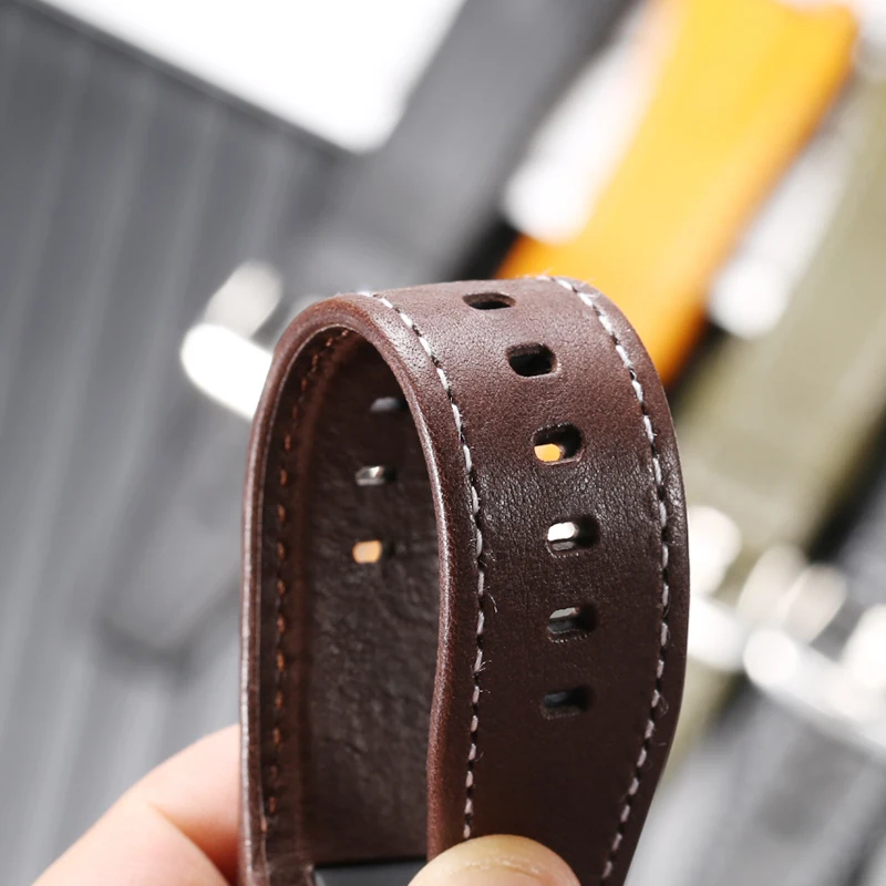 Leather Rubber Strap For CASIO G-Shock GST-S100 S110 S130 W100 210B B100 W300 Watchband Replacement Bracelet Watch Accessories