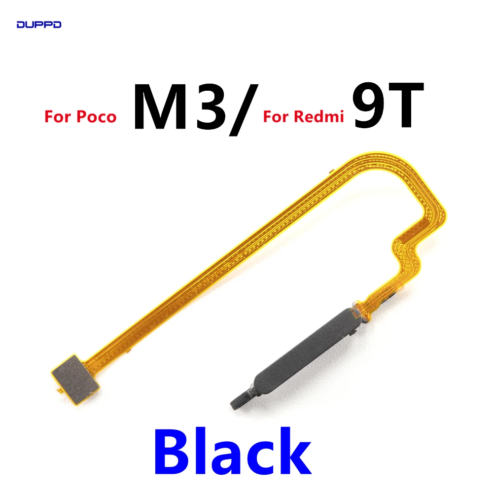 

Для Xiaomi Poco M3 для Redmi 9T датчик отпечатков пальцев кнопка «Домой» лента гибкий кабель запасные части
