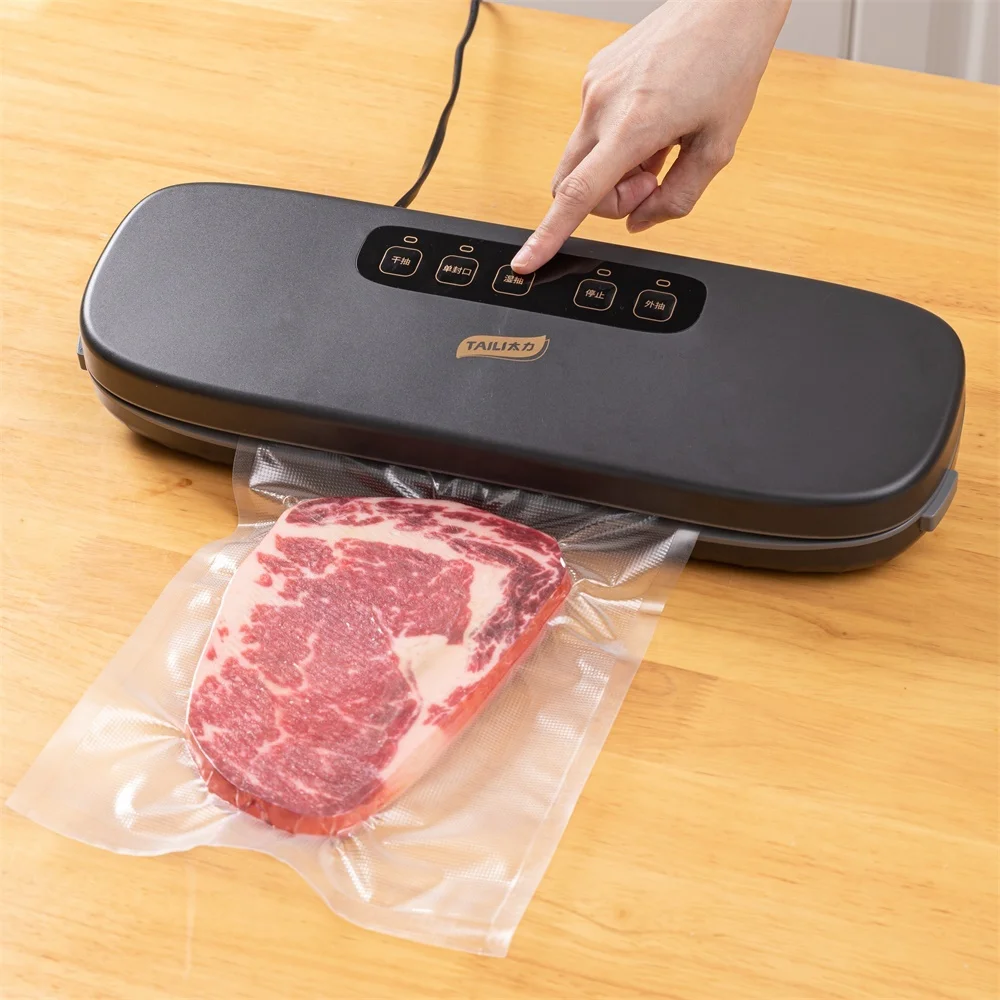 Taili Portable Best Selling Products Bag Heat Sealer Sealing Machine Mini Smart Vacuum Food Sealer For Kitchen Wet Food