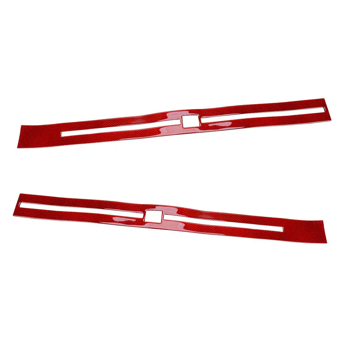 

1 Pair Door Sills Protectors Covers Stickers Fit For Nissan GTR R35 2007 2008 2009 2010 2011 2012 2013 2014 2015 2016-2019 Red