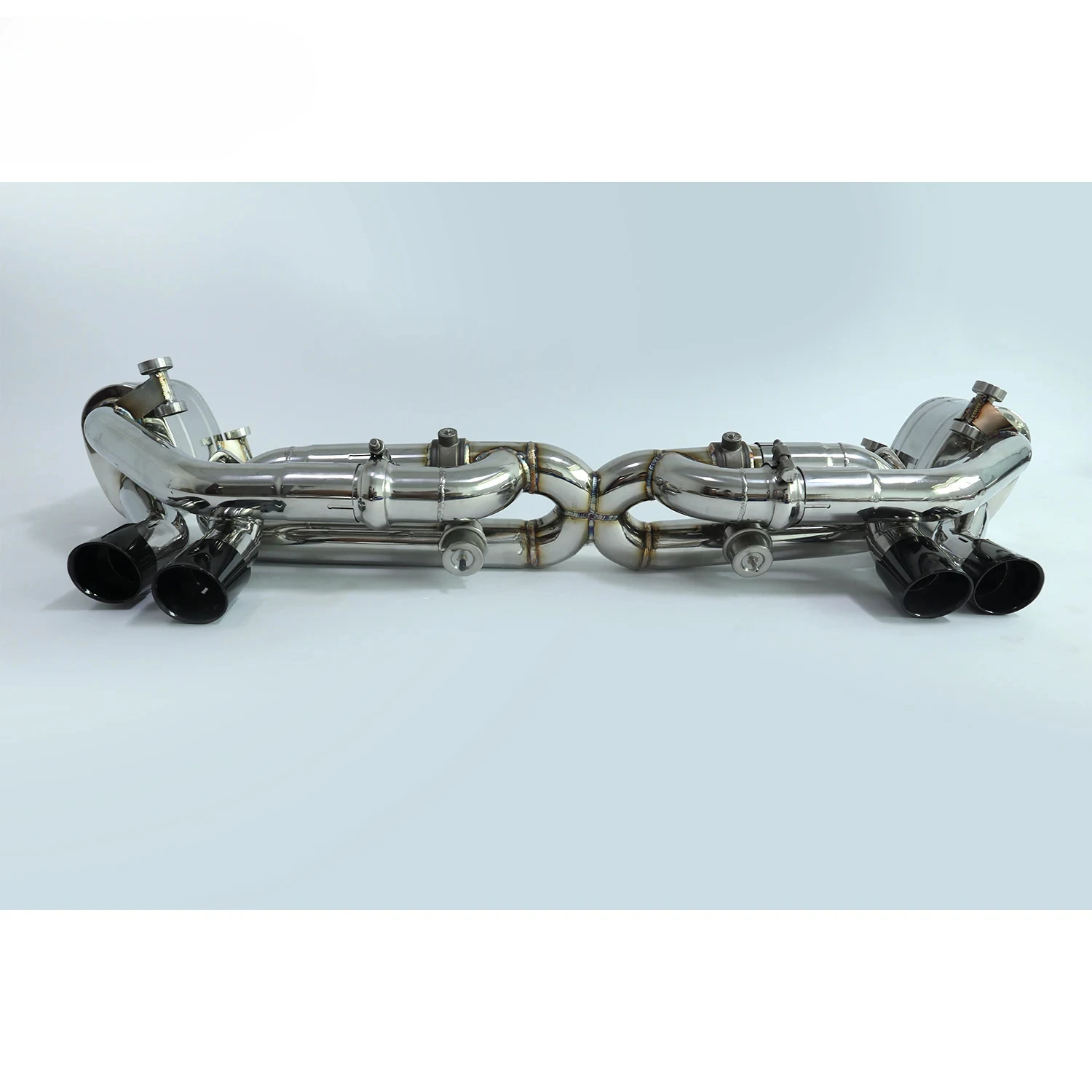 OUCHI Stainless Steel Exhaust Catback for Porsche 911 997.2 3.6T/3.6L/3.8T/3.8L 2009-2012 with Mufffler Valve Exhaust Pipes