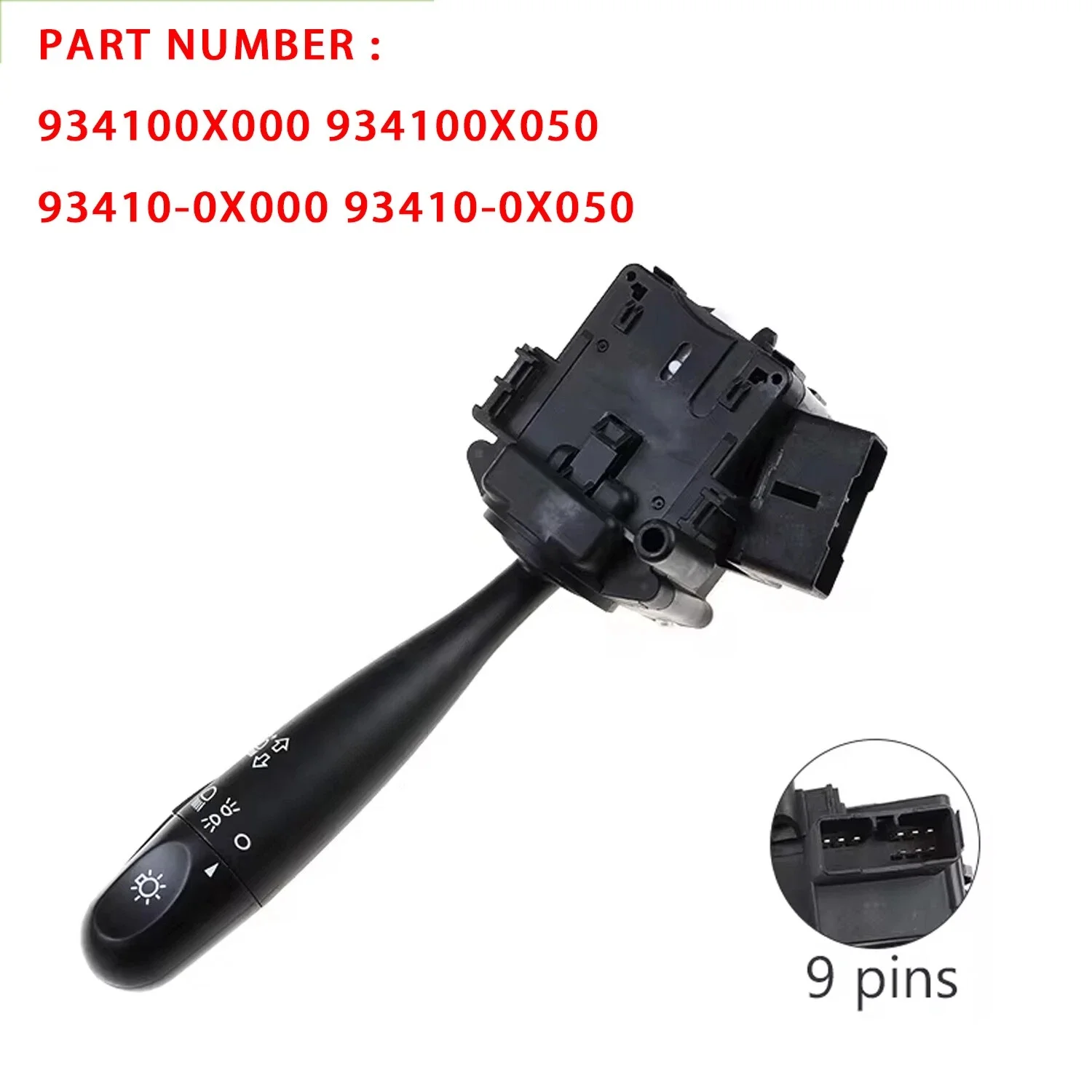 

Переключатель указателей поворота на рулевой колонке OEM номера 93410-0X000, 934100X000, 934100X050, 93410-0X050 для Hyundai I10 2008-2013